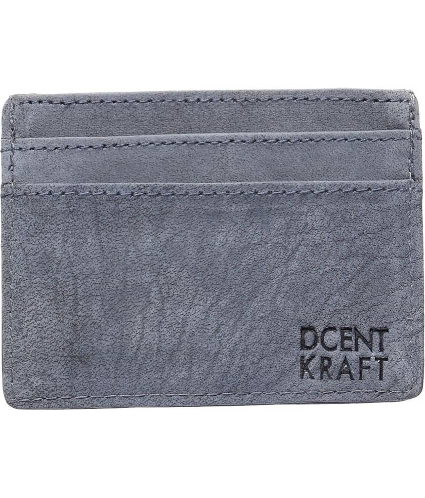 DCENT KRAFT Leather Card Holder ( Pack 1 )