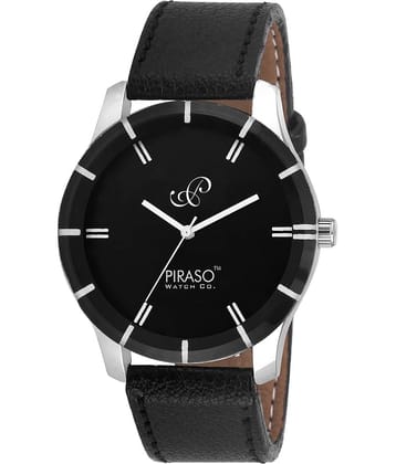 PIRASO Black Nylon Analog Men's Watch
