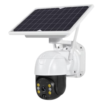 Black Bull Solar Powered Security Camera 3MP 1080P 2-Way Audio Motion Detection Night Vision 4G SIM Card Supported