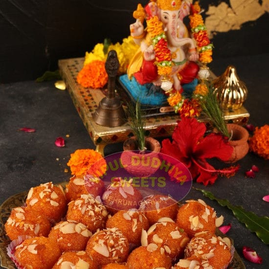 VIPUL DUDHIYA SWEETS Motichur Laadu, 500 gm