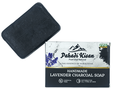 Lavender Charcoal Soap 100 gm