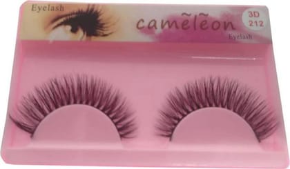Cameleon 3D Eyelash For Woman 212  (Pack of 1) Eyelash Curler