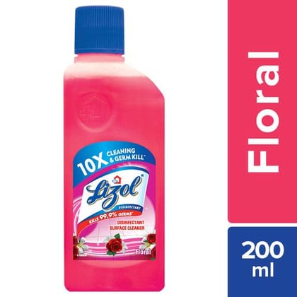 Lizol Disinfectant Surface Cleaner - Floral, 200 ml