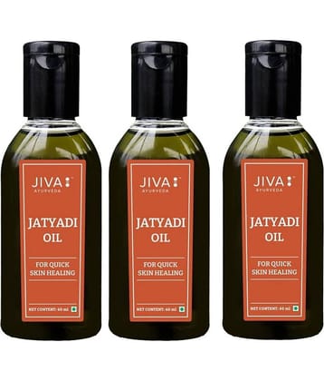 Jiva Jatyadi Oil 100% Pure & Natural-60 ml (Pack of 3)
