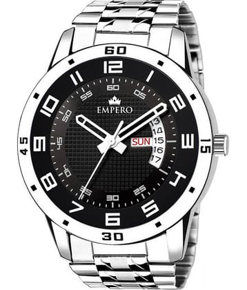 EMPERO - Silver Stainless Steel Analog Men's Watch