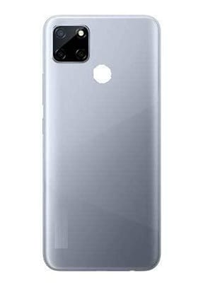 Back Glass Panel for Realme C12 Silver