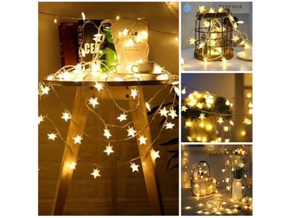 Star String Lights - Warm White LED Fairy Lights