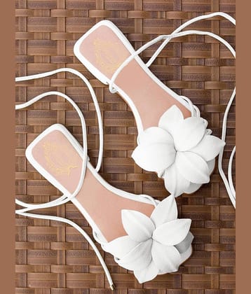 Shoetopia - White Women's Flats