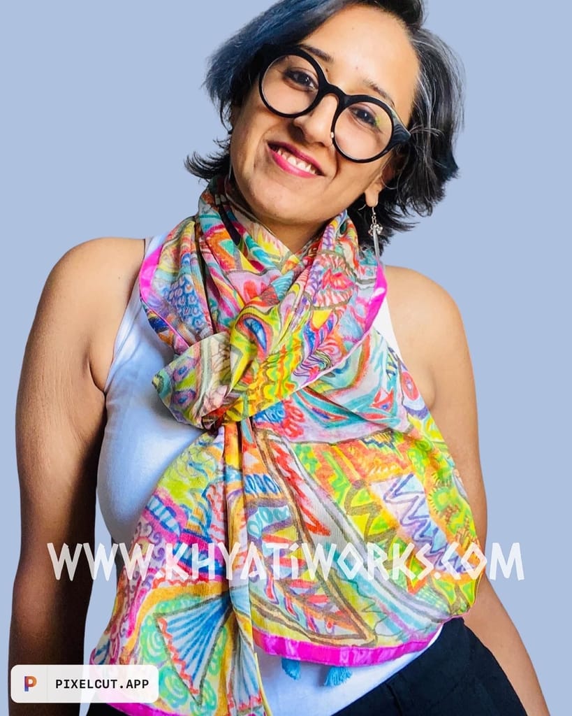 If Mars Was Mine pure Chiffon Stole