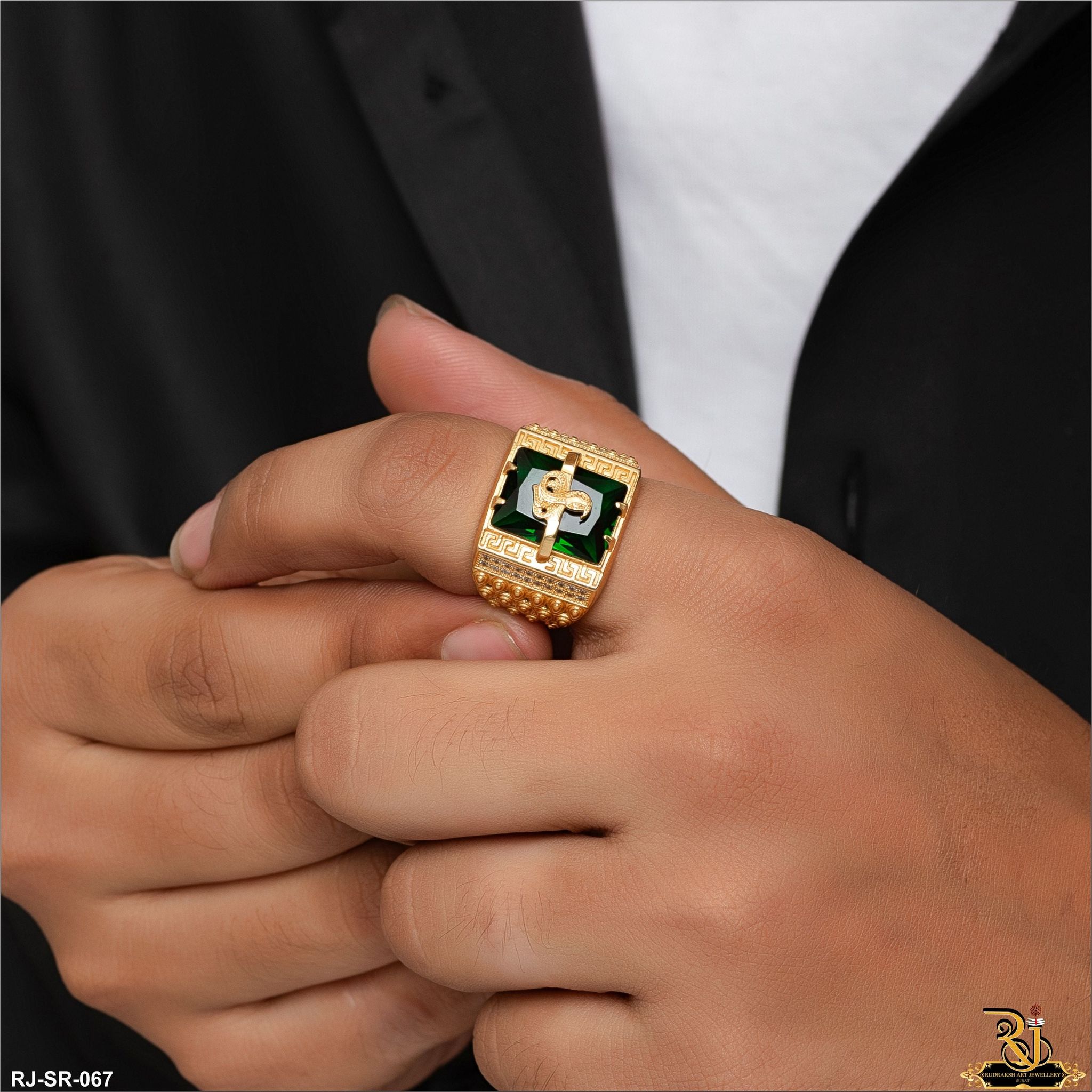 Nice Looking Men’s Fashion Style Goga Ring SR-067-26