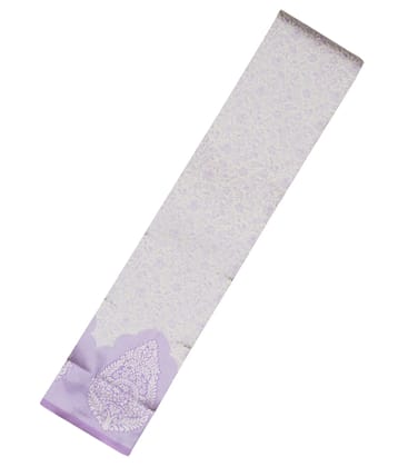 Grey Woven Art Tissue Saree With Floral Motifs-Grey