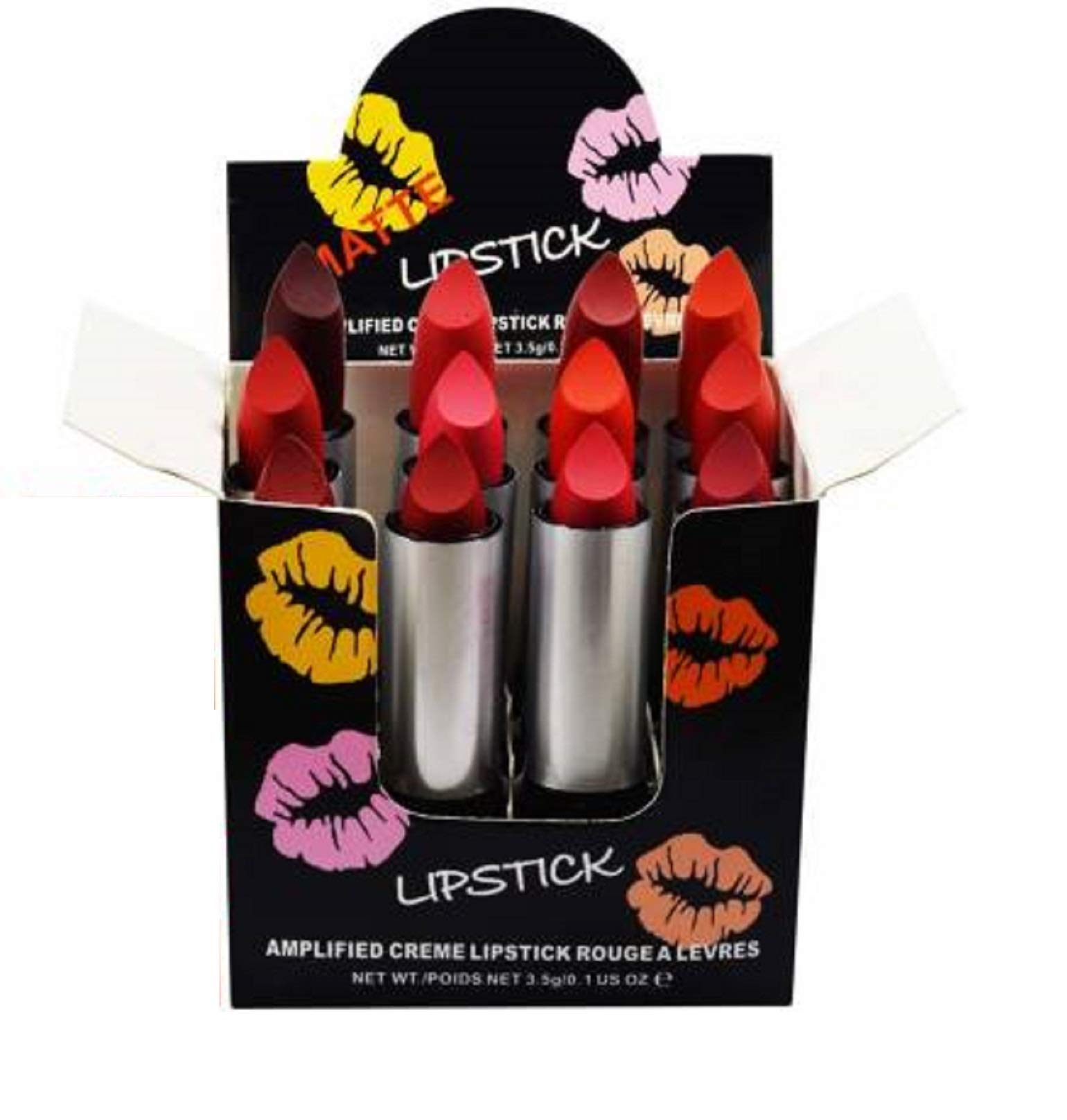 Elecsera Combo Balm Matte Lipstick - Set Of 12 (Multicolor, 4 g)
