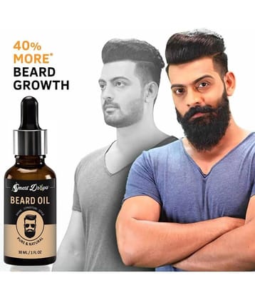 Smartdrops 30mL Promotes Beard Growth Beard Oil ( Pack of 1 )