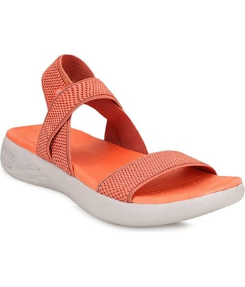 Campus Orange Floater Sandals