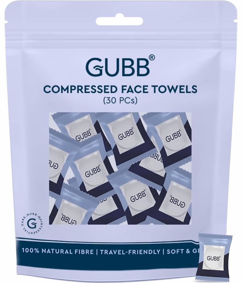 Gubb Compressed Sheet Mask Tablet Tissue Papers For Face Facial Wipes Wet Wipes ( 30 Pcs ) Pack of 30