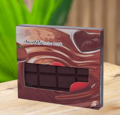 Chocolate Diary , Chocolate Shaped Pocket Notebook for Kids ( Pack of 1 )