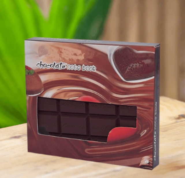 Chocolate Diary , Chocolate Shaped Pocket Notebook for Kids ( Pack of 1 )