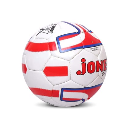 JJ Jonex Pu Jonex Galaxy Football Size 5, White JJ Jonex Pu Jonex Galaxy Football Size 5, White
