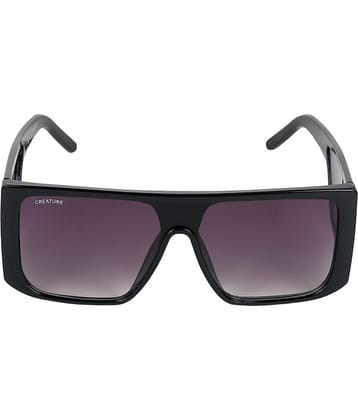 Creature - Black Oversized Sunglasses ( Pack of 1 )