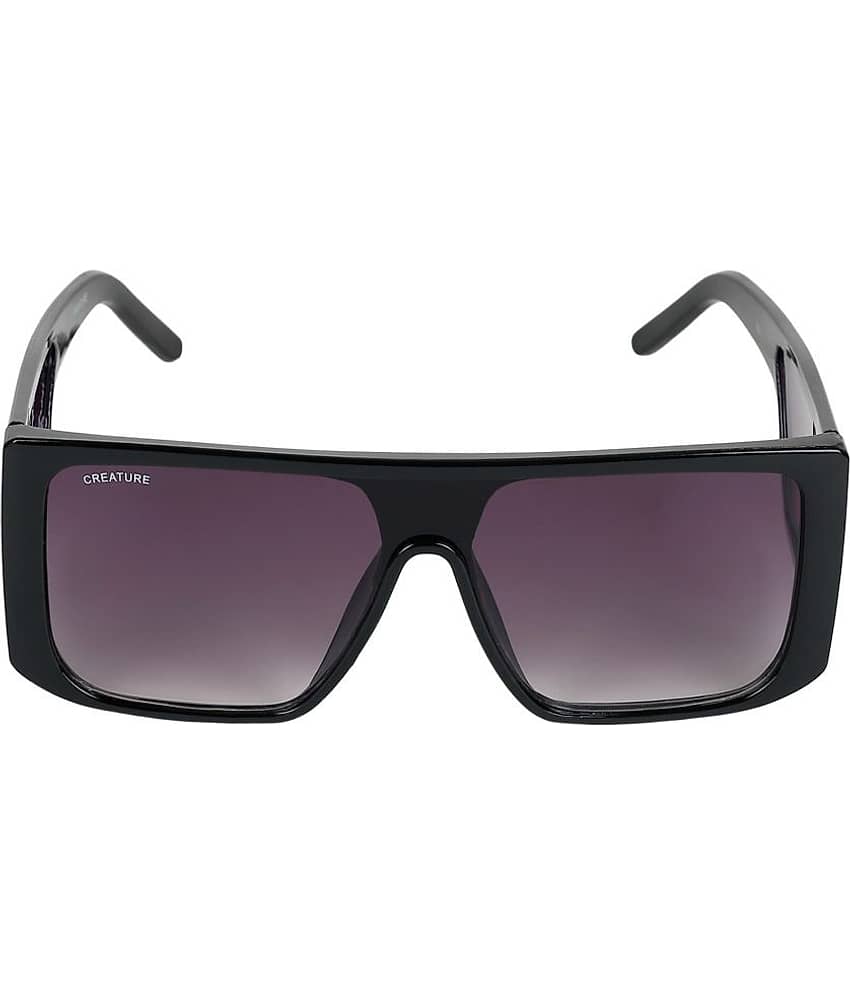 Creature - Black Oversized Sunglasses ( Pack of 1 )