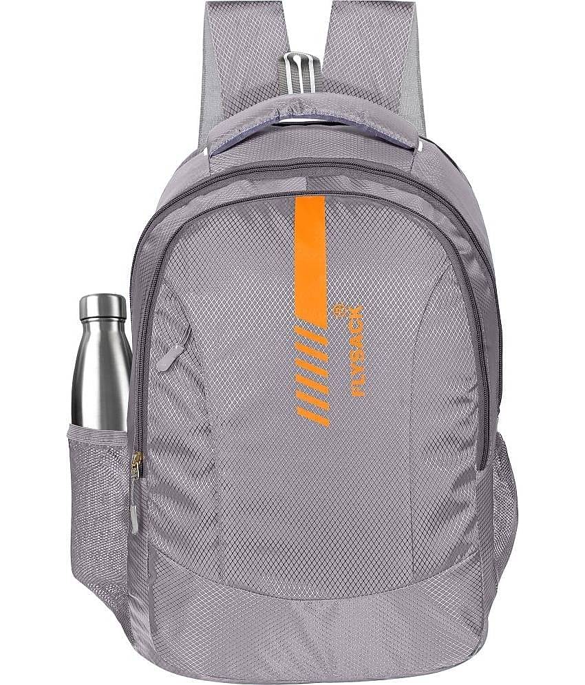 FLYSACK Silver PU Backpack ( 40 Ltrs )