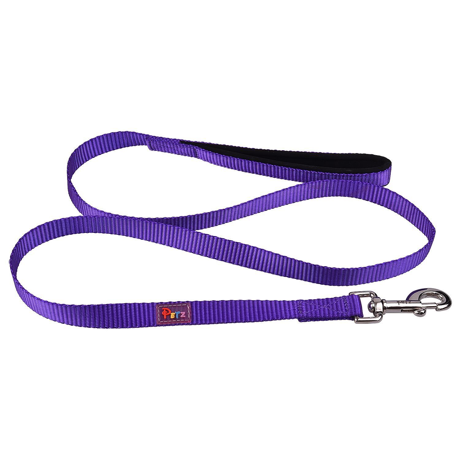 Petz Pure Nylon Padded Leash 1.25 inch Purple 25mm