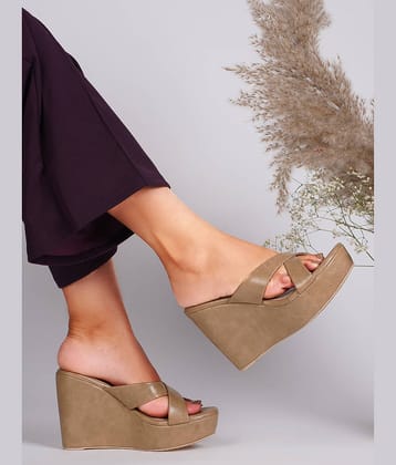 JM Looks Cream Women's Sandal Heels
