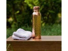 Imago Hammered Copper Bottle 1 ltr