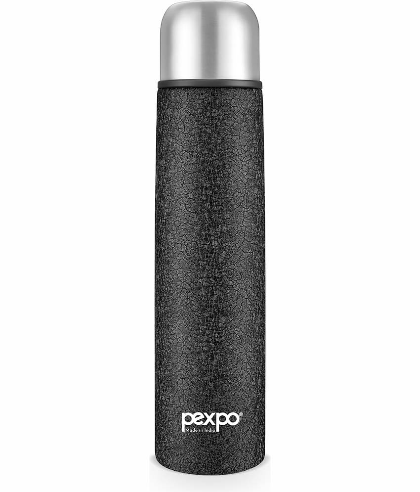 Pexpo 1000ml 18 Hrs Hot and Cold Flask, Flip Pro 1000ml Vacuum Water Bottle (Pack of 1, Blue)