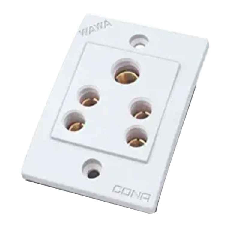 Cona 6A 2-in-1 Socket, 1626 (Pack of 20) - Electricals | Buy online on ZillyBuy