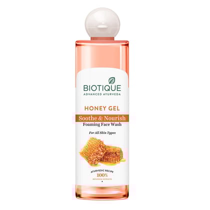 Biotique Bio Honey Gel Refreshing Foaming Face Wash (200ml)-200ml