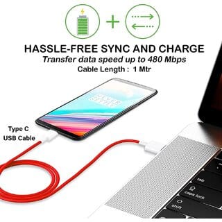 Oneplus Supervooc/Wrap/Dash 80W Type C Cable