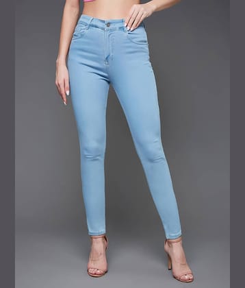 Miss Chase - Light Blue Denim Skinny Fit Women's Jeans ( Pack of 1 )