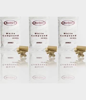 Morde White Chocolate Compound Slab (CO-W33) White Chocolate 400 g