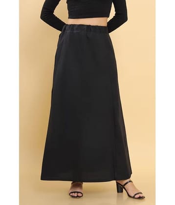 kinu Black Cotton Petticoat - Single