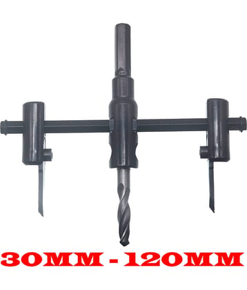 Adjustable Wood Circle Cutter Hole Saw Drill Set 30MM - 120MM