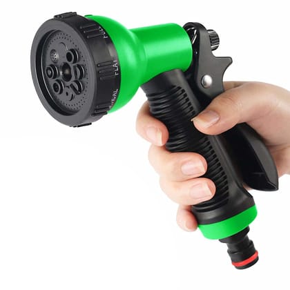 Nawani Plastic Garden Hose Nozzle Water Spray Gun Connector Tap Adapter Set