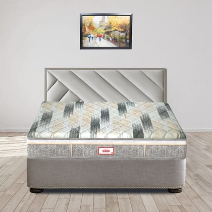 Coirfit Grande Orthopedic Euro Top With Rebotech Technology 5.5 Inch Double Size Bonded Foam Mattress (72X48 Inches), Convoluted HR Foam, Soft Relax Comfort Mattress| 11-Year Warranty