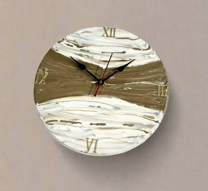 Icy Desert Wall Clock
