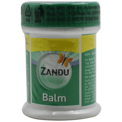 ZANDU Balm - Ayurvedic Solution For Quick Pain Relief, Headache, Sprain, 25 ml