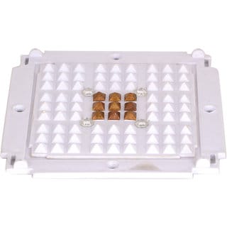 KESAR ZEMS Polypropylene Pyramid Energy Plate With 81 Pyramid  Vaastu Plate For Increasing positivity ( 13.5 x 13.5 x 1