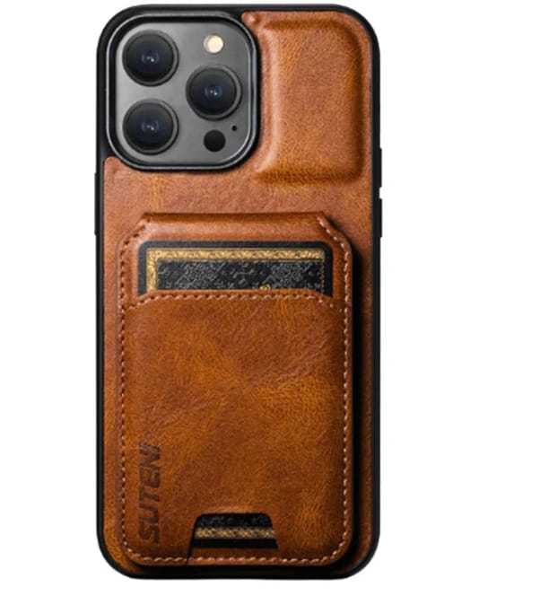 Rush - Premium iPhone Leather Case with Wallet iPhone 15 PRO MAX