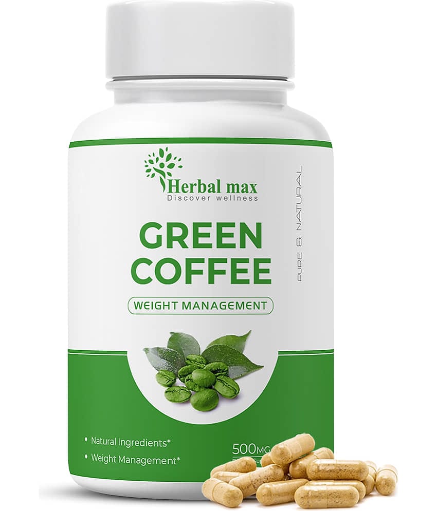 Herbal max Green Coffee Capsule 60 gm Unflavoured Single Pack