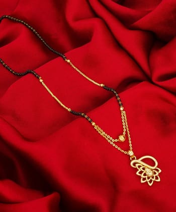Morison Contemporary Gold Mangalsutra Timeless Love, Modern Style