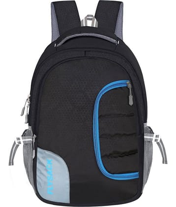 FLYSACK Black PU Backpack ( 35 Ltrs )