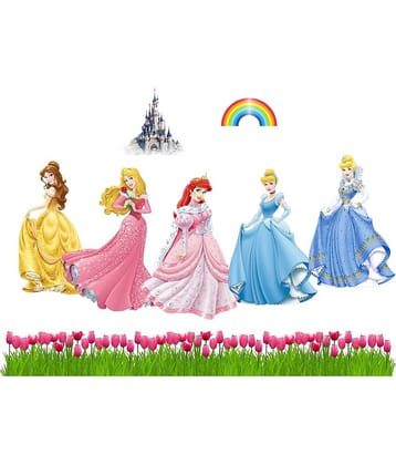 Wallzone Princess Sticker ( 70 x 90 cms )