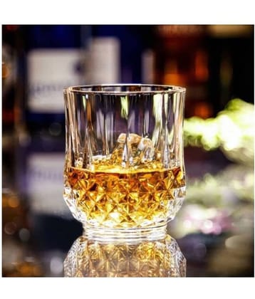Somil Stylish Glass Glass Whiskey Glasses 250 ml ( Pack of 1 )