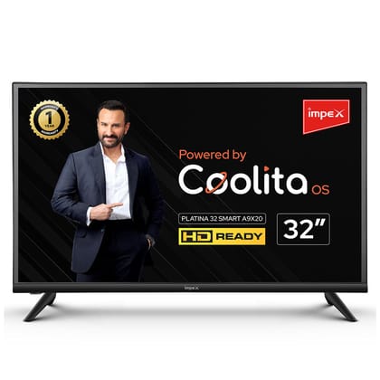 Impex Platina 32-inch Smart A9x20 HD LED TV Black