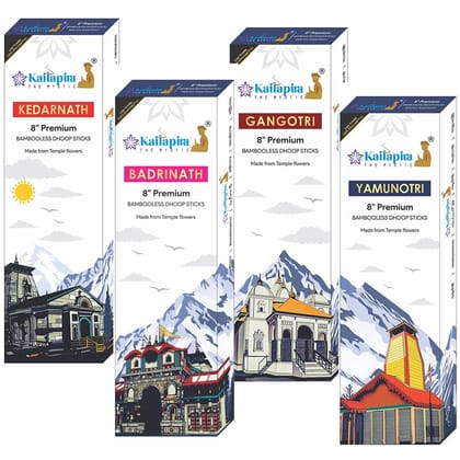 Kailapira Agarbatti Premium Quality BambooLess Incense Sticks Dhoop Batti 4×40U