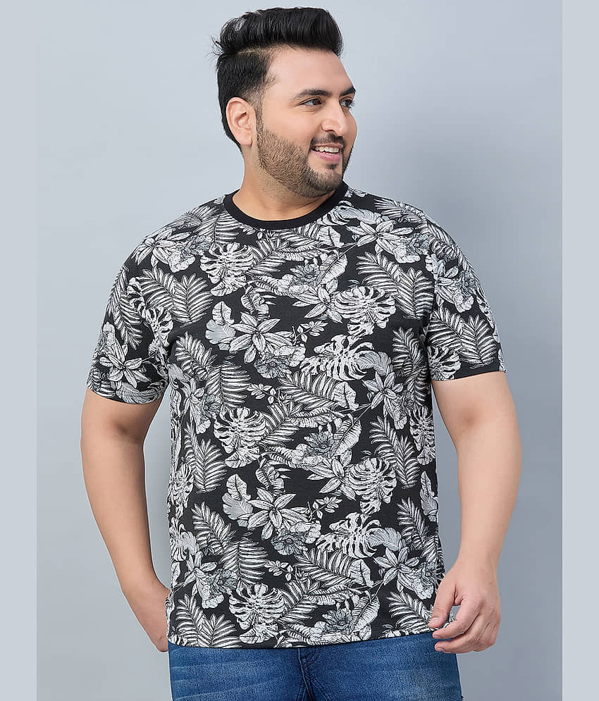 AUSTIVO Cotton Blend Regular Fit Printed Half Sleeves Men's T-Shirt - Multicolor ( Pack of 1 )